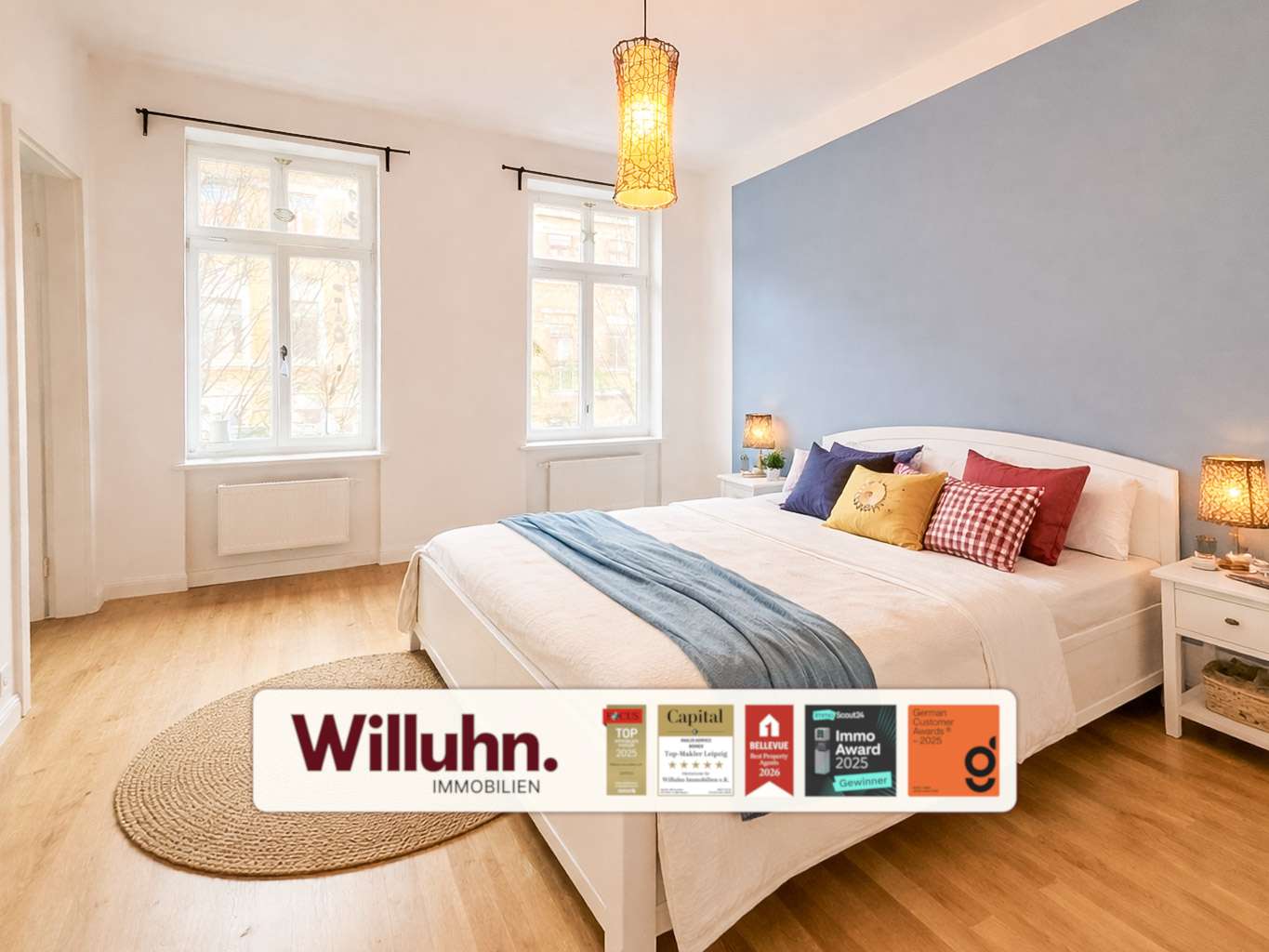 Sanierte 3-Zimmer Wohnung I Denkmalschutz I Balkon I Aufzug I Badewanne & Dusche