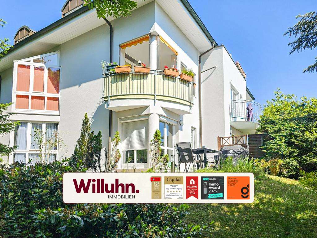 1RW mit eigenem Garten & Terrasse! | Traumhaft idyllische Lage am Wasser | Tiefgaragenstellplatz