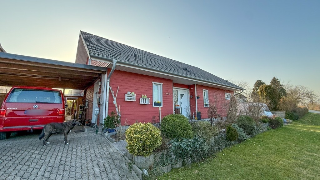 Dänisches Wohnflair trifft Effizienz! Ebenerdig bewohnbares Holzhaus mit Doppelcarport – Hürup – Vorschaubild 6