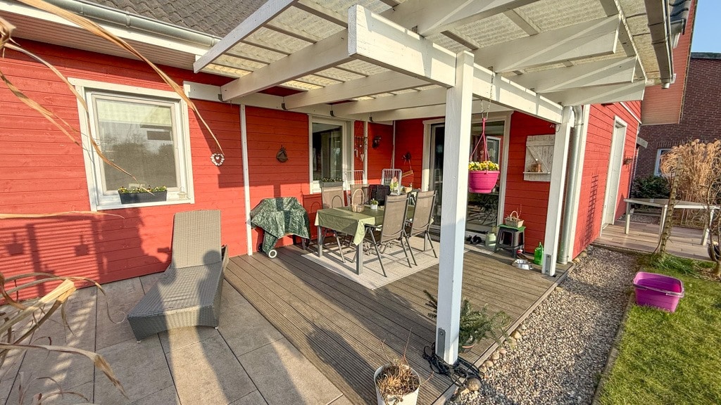 Dänisches Wohnflair trifft Effizienz! Ebenerdig bewohnbares Holzhaus mit Doppelcarport – Hürup – Vorschaubild 14