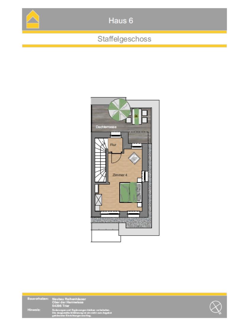 Neues KFW 40 Eckhaus Tarforster Höhe mit schöner Dachterrasse und schönem Garten – Trier – Vorschaubild 8