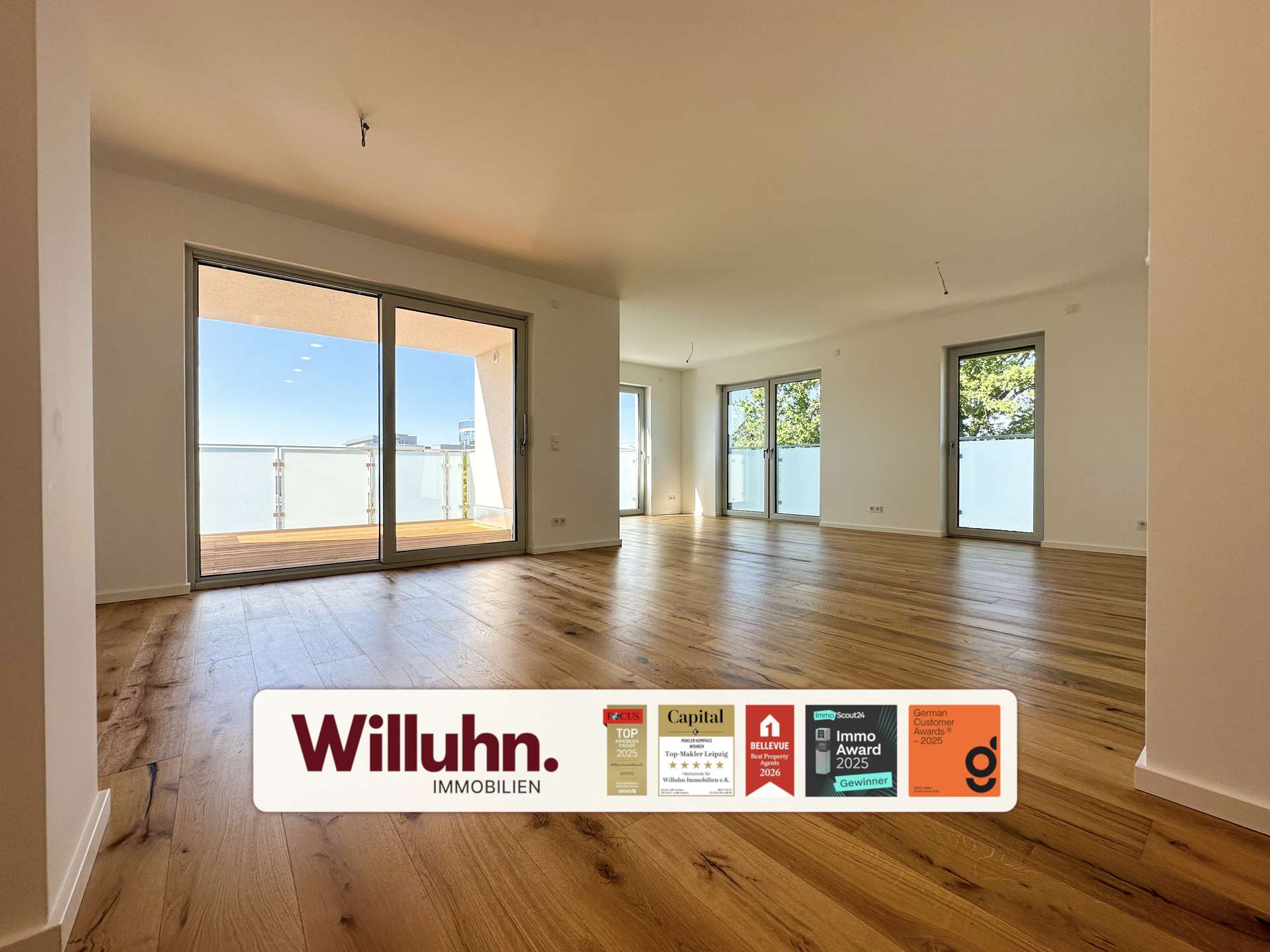 Exklusives Wohnen mit sonniger 11 m² Loggia und beeindruckendem Weitblick – provisionsfrei