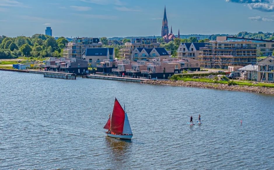Leben auf dem Wasser! Wasserhaus im Pionierhafen in Schleswig direkt auf der Schlei! – Schleswig – Vorschaubild 6