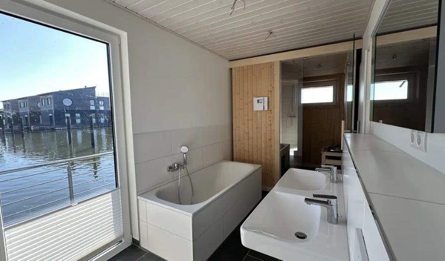 Leben auf dem Wasser! Wasserhaus im Pionierhafen in Schleswig direkt auf der Schlei! – Schleswig – Vorschaubild 14