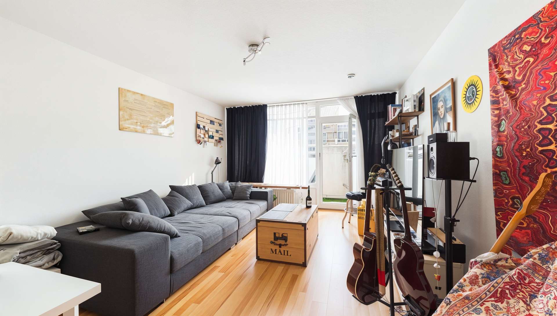 HEGERICH: Vermietete 1-Zimmer-Wohnung mit Balkon in direkter Lage am Olympia-Einkaufszentrum