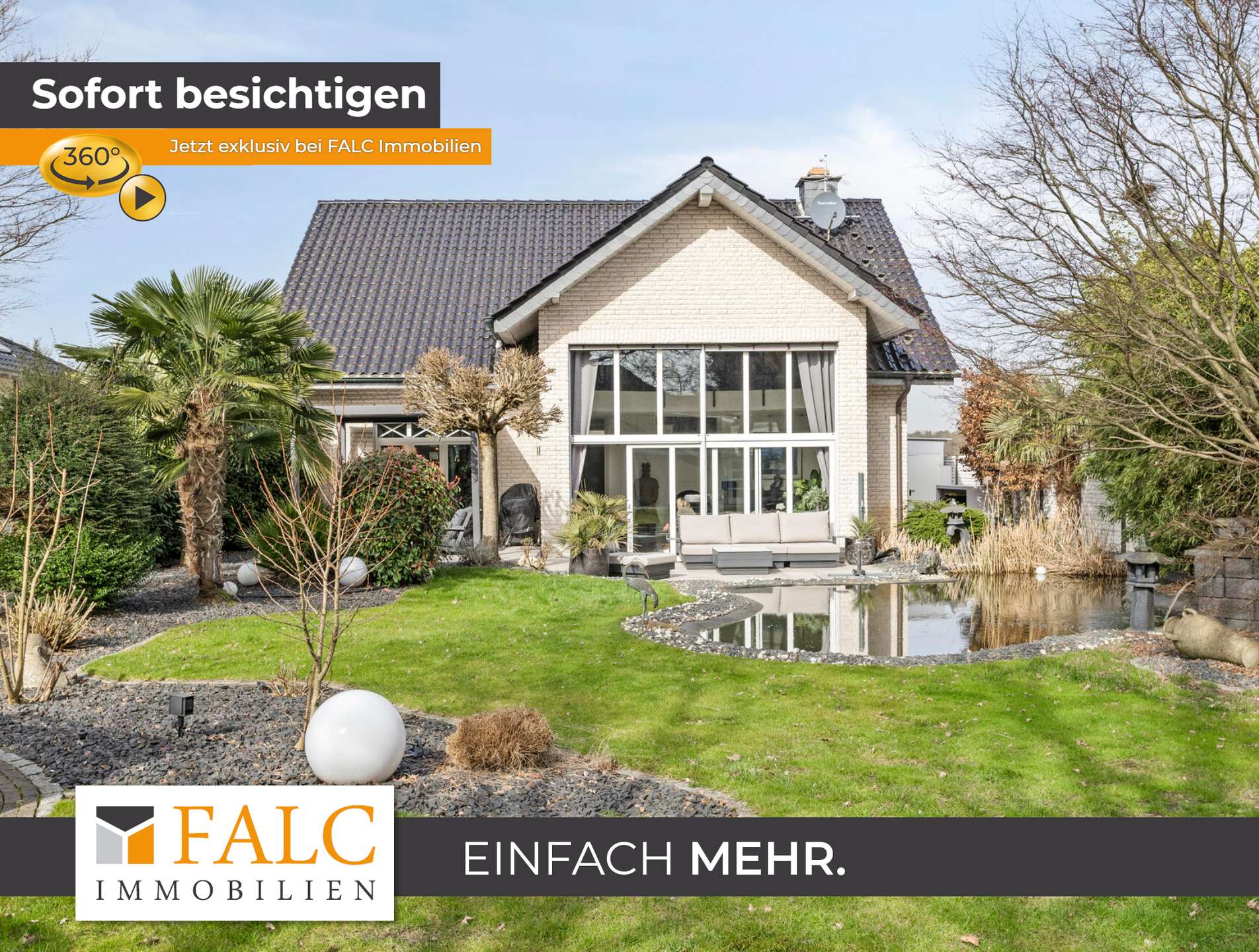 Großzügiges Einfamilienhaus mit Galerie, privater Gartenanlage und Garage in ruhiger Lage – Voerde (Niederrhein) – Bild 1 von 15
