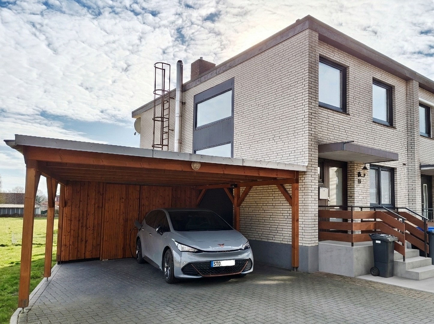 Reihenendhaus mit Garten, Kamin & Doppelcarport in Apensen-Mitte – Apensen – Vorschaubild 3
