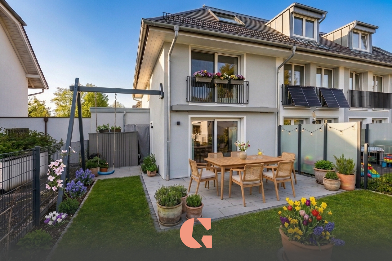 Neuwertiges REH in ruhiger und grüner Umgebung mit Süd-Garten