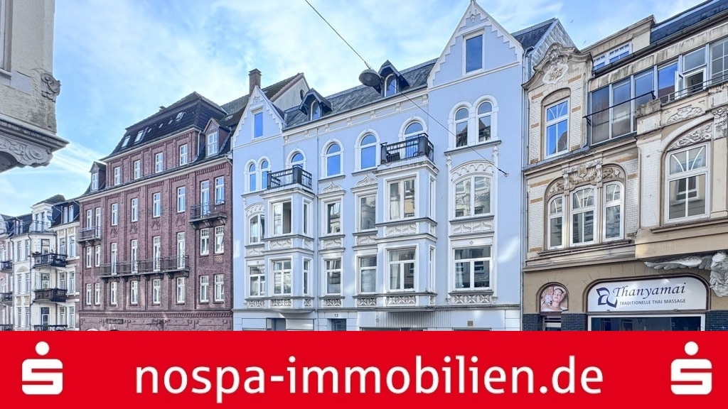 Kapitalanlage mit Perspektive: Stilvolles Zinshaus mit 6 Wohnungen und Umnutzungspotenzial – Flensburg – Bild 1 von 5