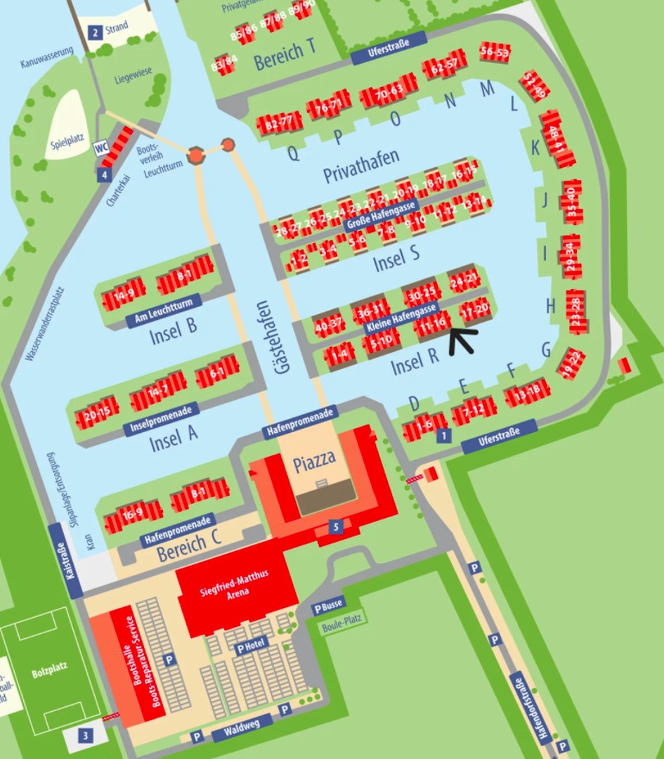 Ferienhaus mit eigenem Bootssteg im Hafendorf Rheinsberg – Rheinsberg – Vorschaubild 20