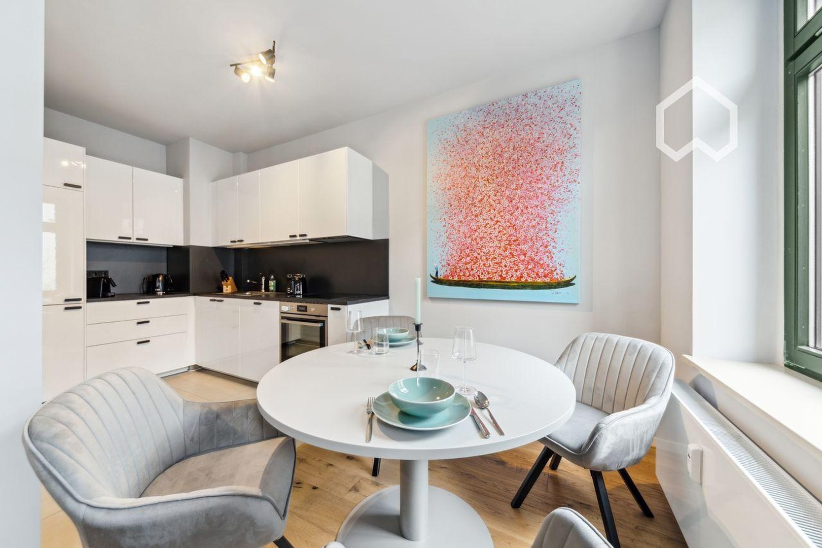 Moderne sanierte möbilierte 2-Zimmerwohnung in zentraler Lage in Leipzig, Stadtteil Reudnitz