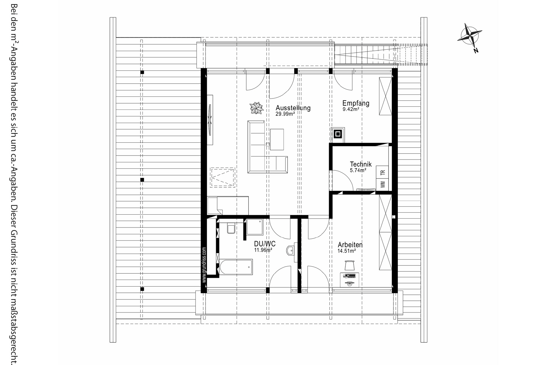 AIGNER - Lichtdurchflutet und vielseitig: 450 m² Gewerbe und Wohnen auf hohem Niveau vereint – Egmating – Vorschaubild 18