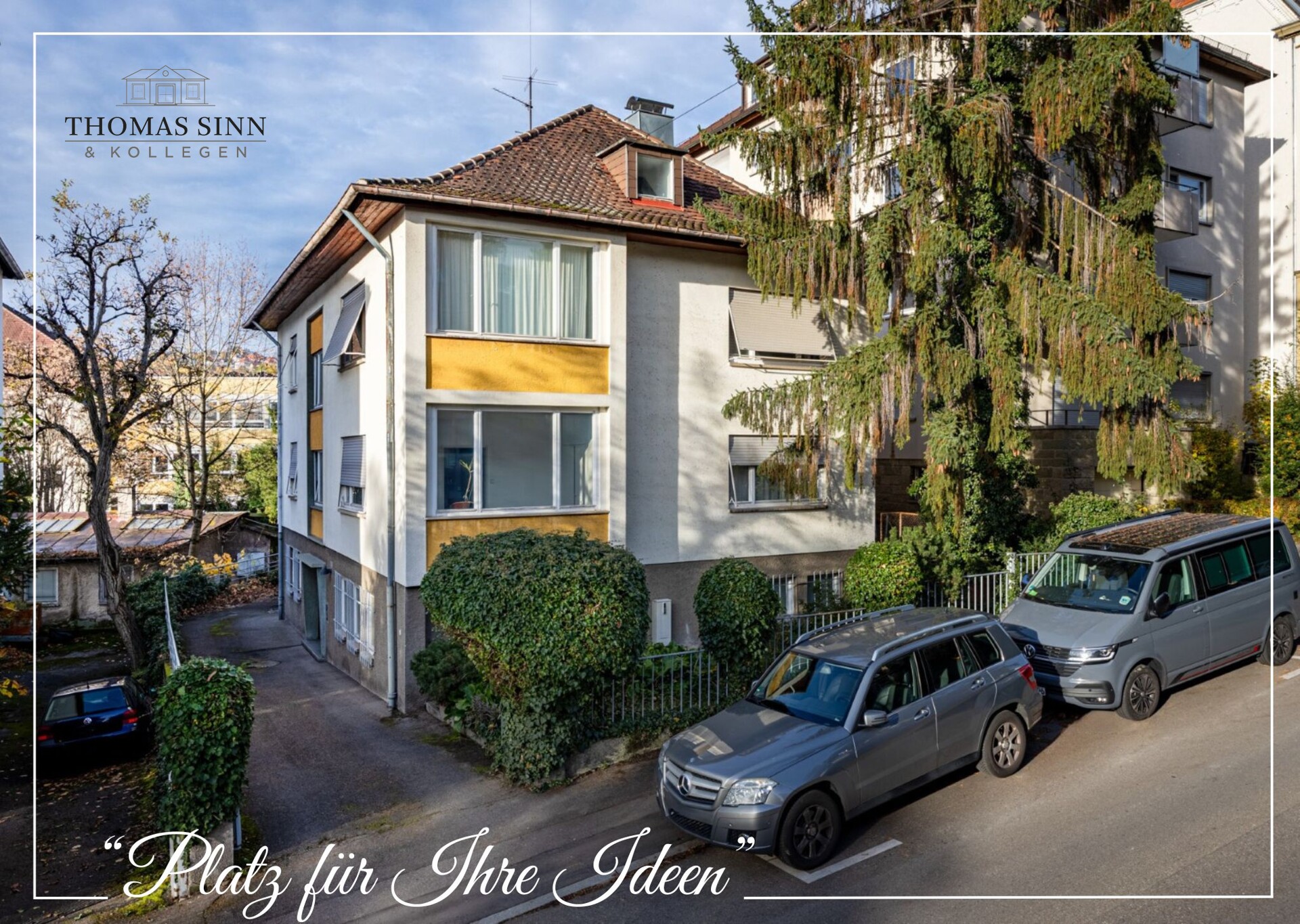 Renovierungsbedürftiges 3-Familienhaus in sehr guter Wohnlage von Stuttgart-Nord.