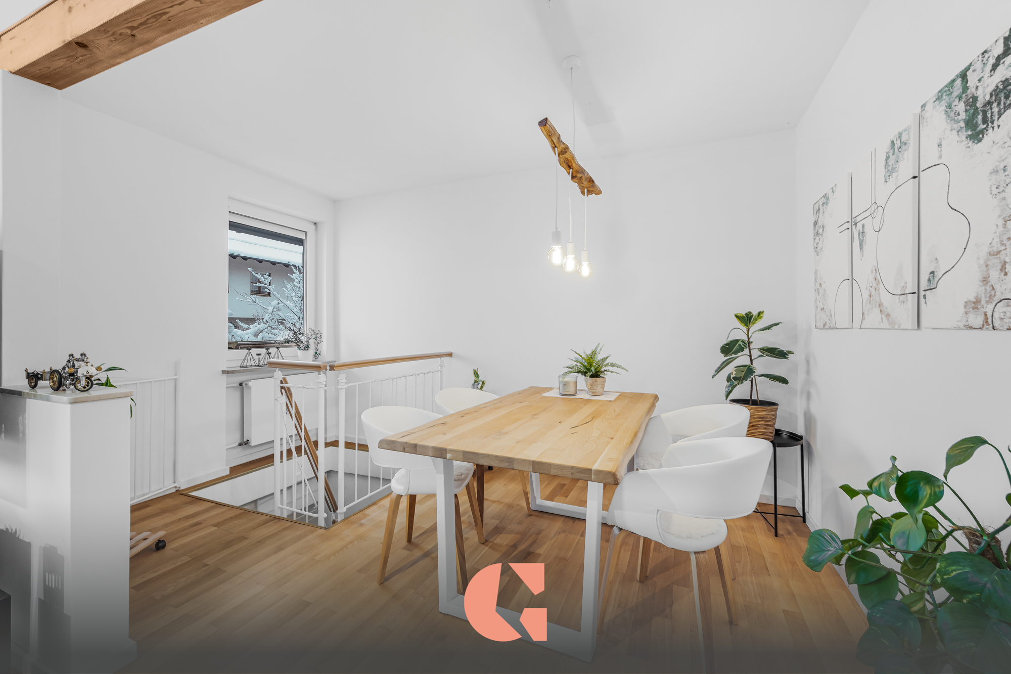 Wohnen auf zwei Ebenen - Moderne Wohnung mit West-Loggia