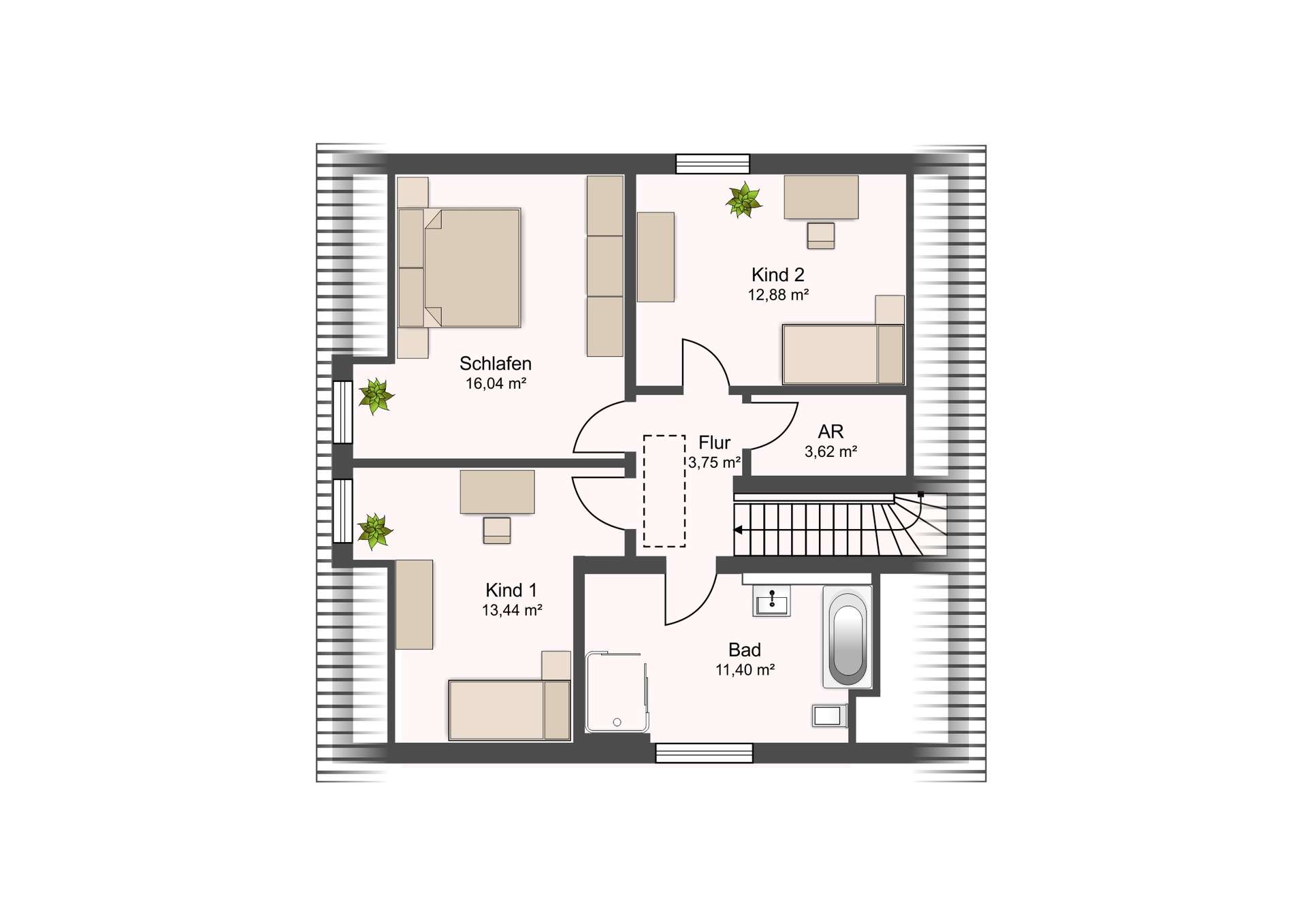 2018 gebaut | Massivhaus | ca. 1000 m² Grundstück | Kamin | Fußbodenheizung | u.v.m. – Schönwölkau – Vorschaubild 26