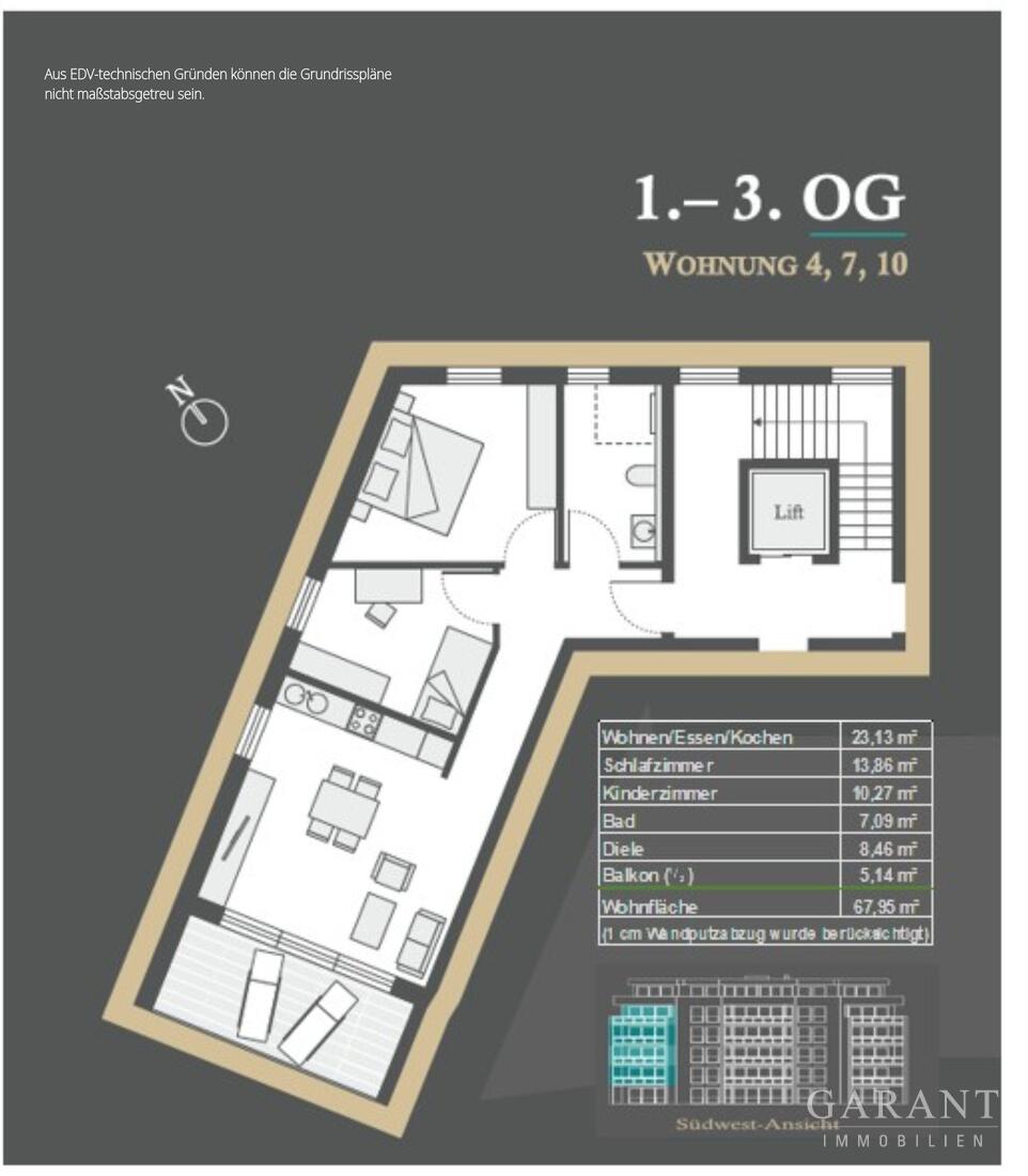 Klimafreundliches Neubau-Mehrfamilienhaus mit 14 Wohneinheiten in Furtwangen! – Furtwangen im Schwarzwald – Vorschaubild 7