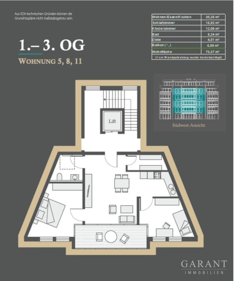 Klimafreundliches Neubau-Mehrfamilienhaus mit 14 Wohneinheiten in Furtwangen! – Furtwangen im Schwarzwald – Vorschaubild 8