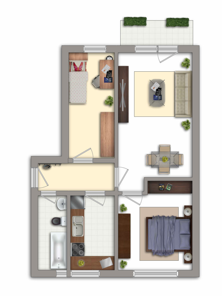Komfortabel wohnen: Erstbezug mit Balkon, hellen Räumen und hochwertigem Bodenbelag – Chemnitz – Vorschaubild 13