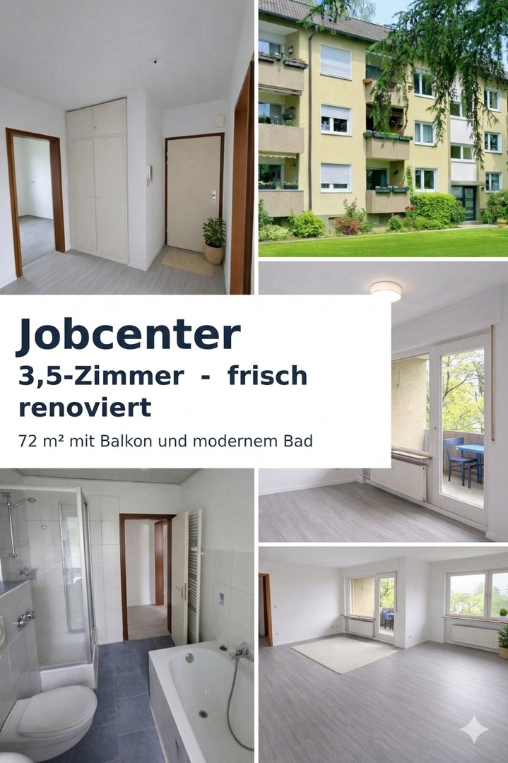Jobcenter – جوب سنتر – Джобцентер – deine neue Wohnung ist fertig!