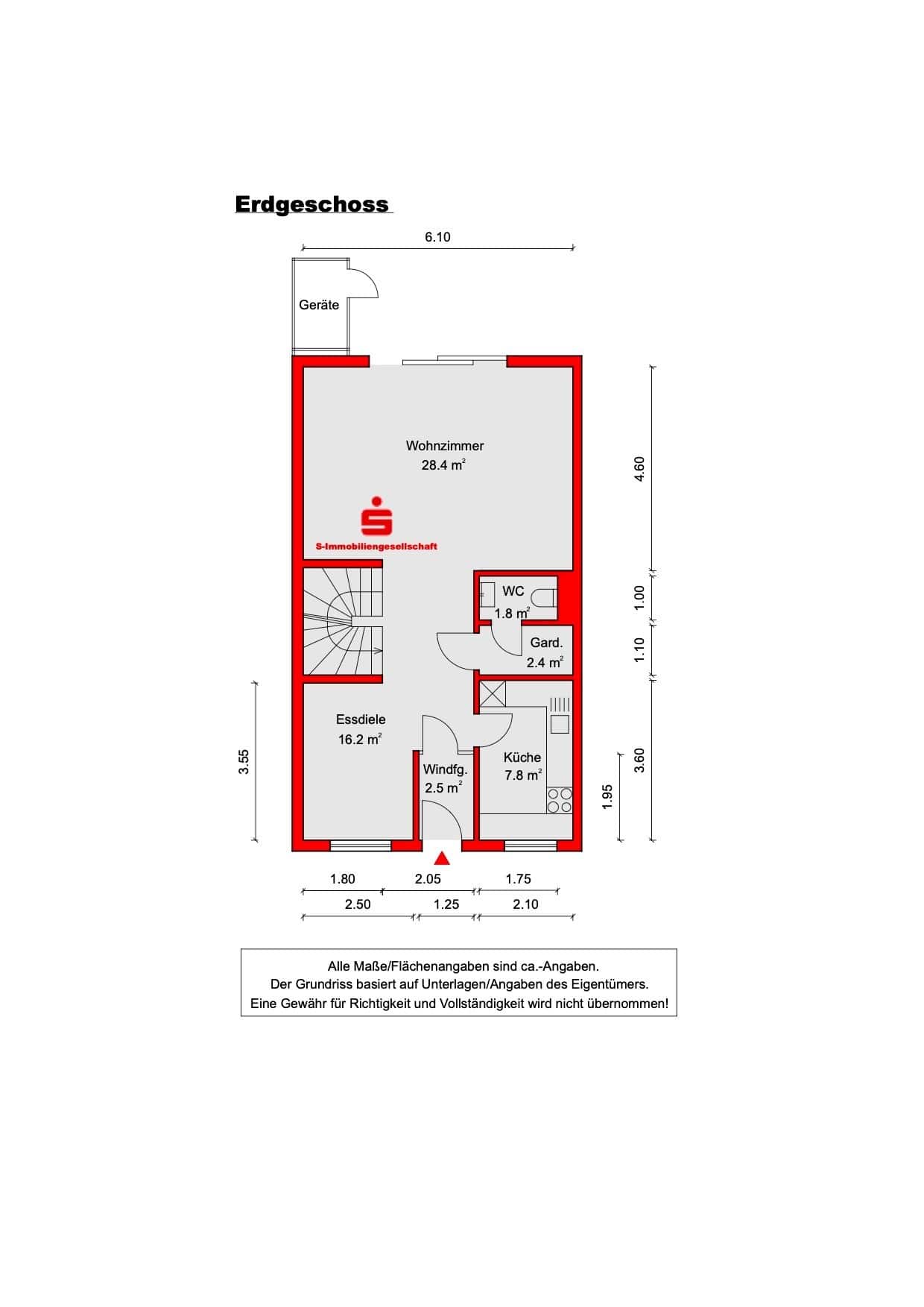 Ansehnliches Endreihenhaus mit Potenzial – Lübeck – Vorschaubild 14