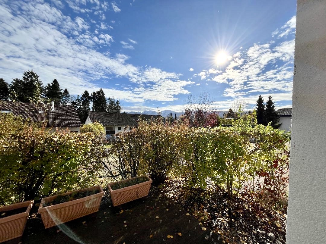 Immobilie in Oberreute -  Schöne 2-Zimmer EG Terrassenwohnung mit Bergblick, möbliert in Oberreute plus PKW Außenstellplatz zu verkaufen - Bild 1