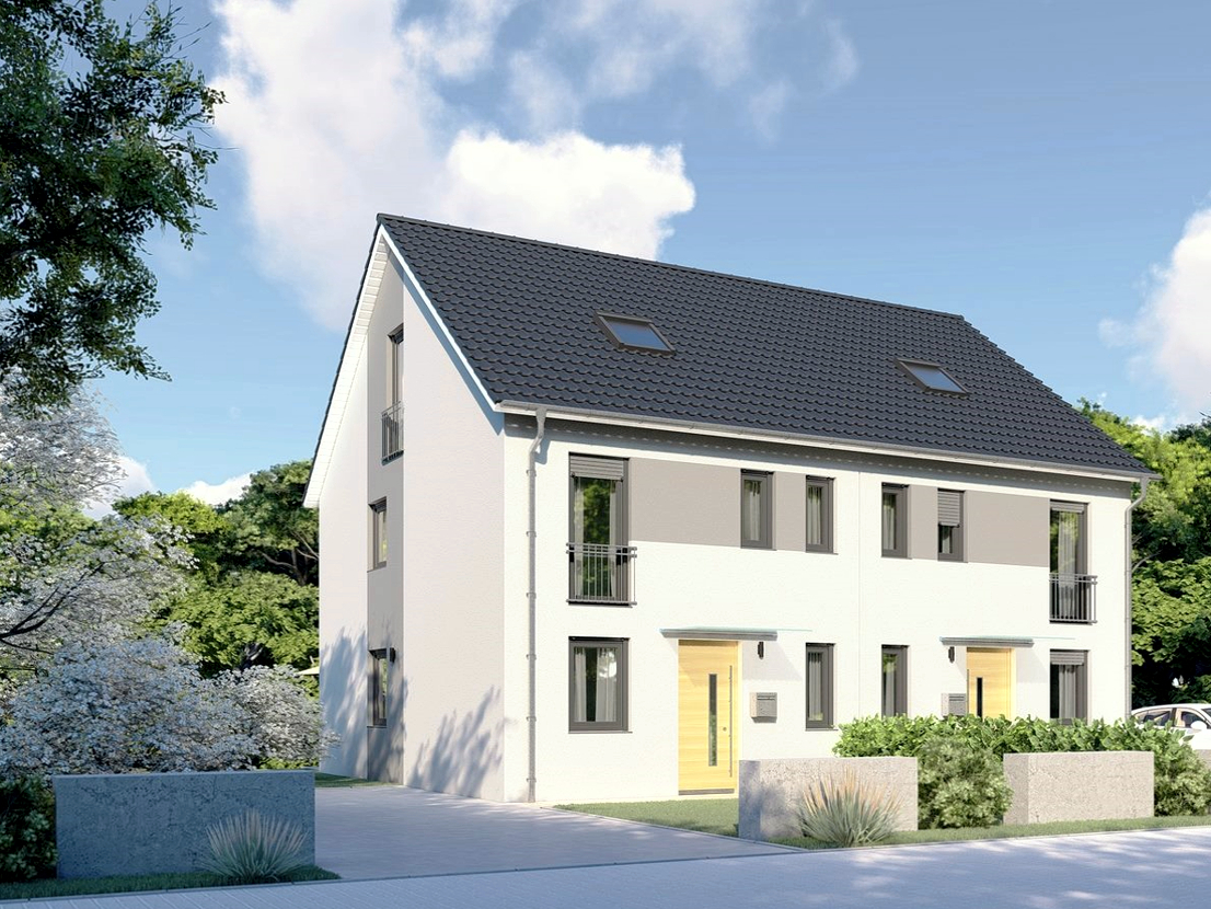Neubau einer modernen Doppelhaushälfte mit viel Platz, schön gelegen in Hohenwart bei Ingolstadt – Hohenwart – Vorschaubild 2