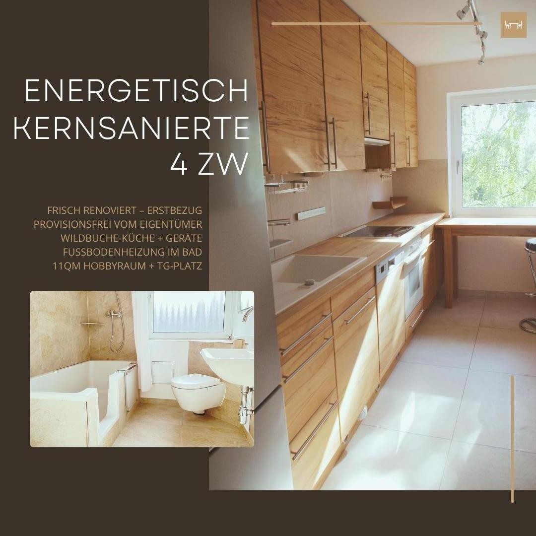 energetisch sanierte 4 Zimmerwohnung am See