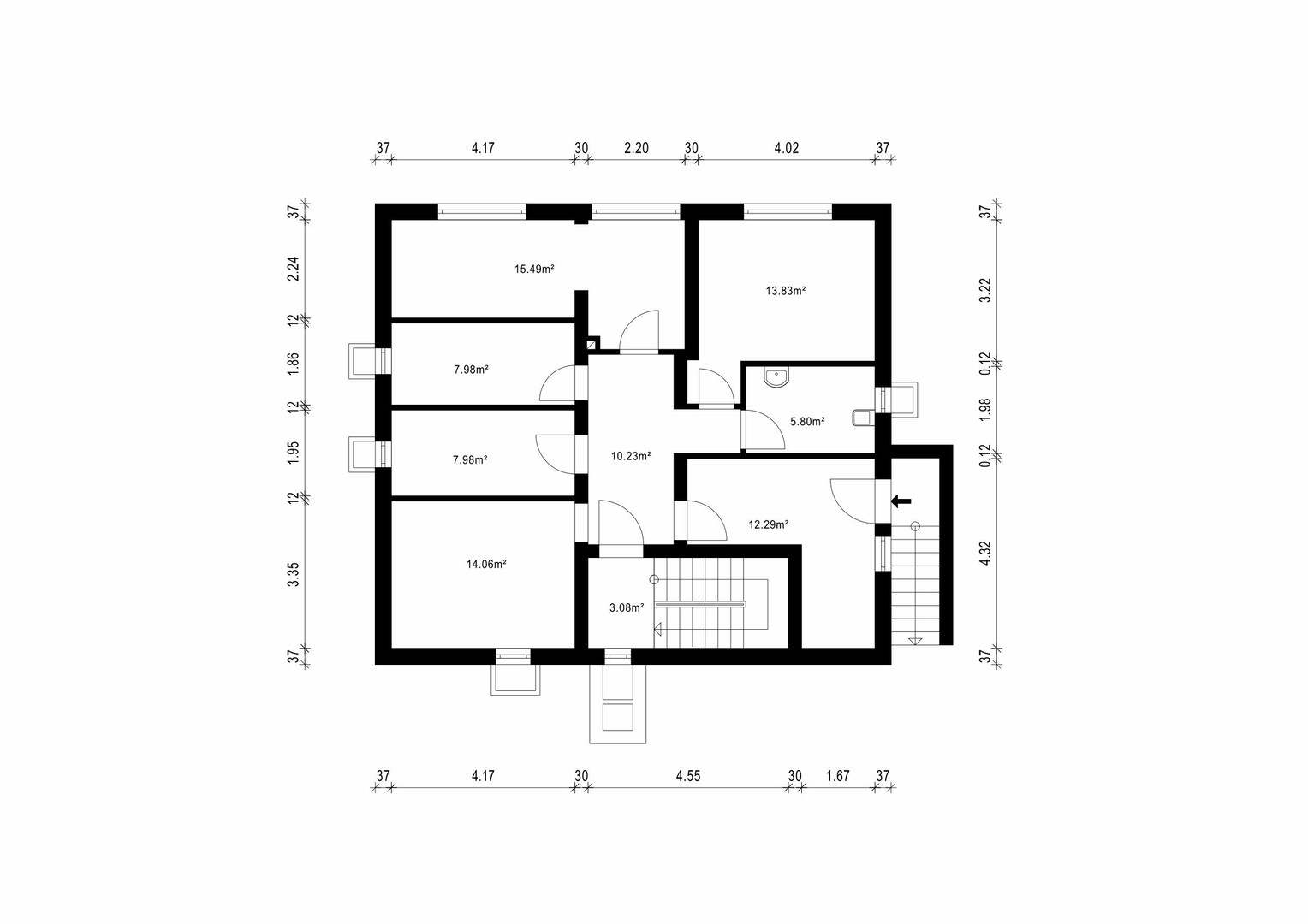 Zweifamilienhaus mit schönem Garten und Garagen in guter Lage – Darmstadt – Vorschaubild 34