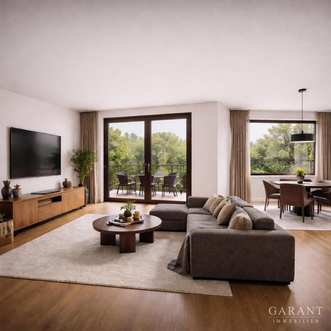 Wunderschöne, großzügige 3 1/2 Zimmer-Wohnung mit Balkon und Garage