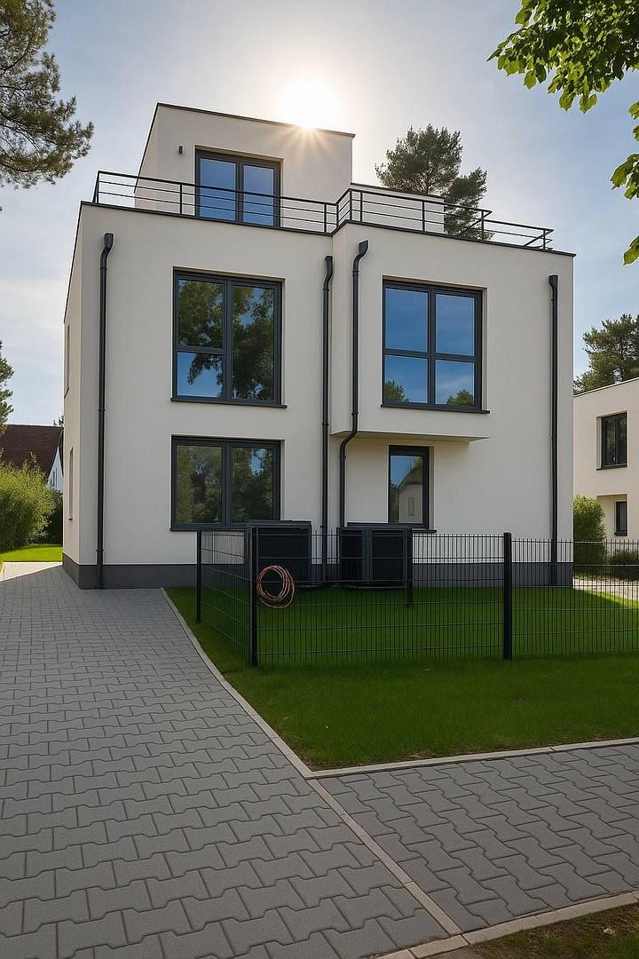 Neubau-Doppelhaushälfte am Müggelsee – 122 m², Effizienzhaus A+, provisionsfrei