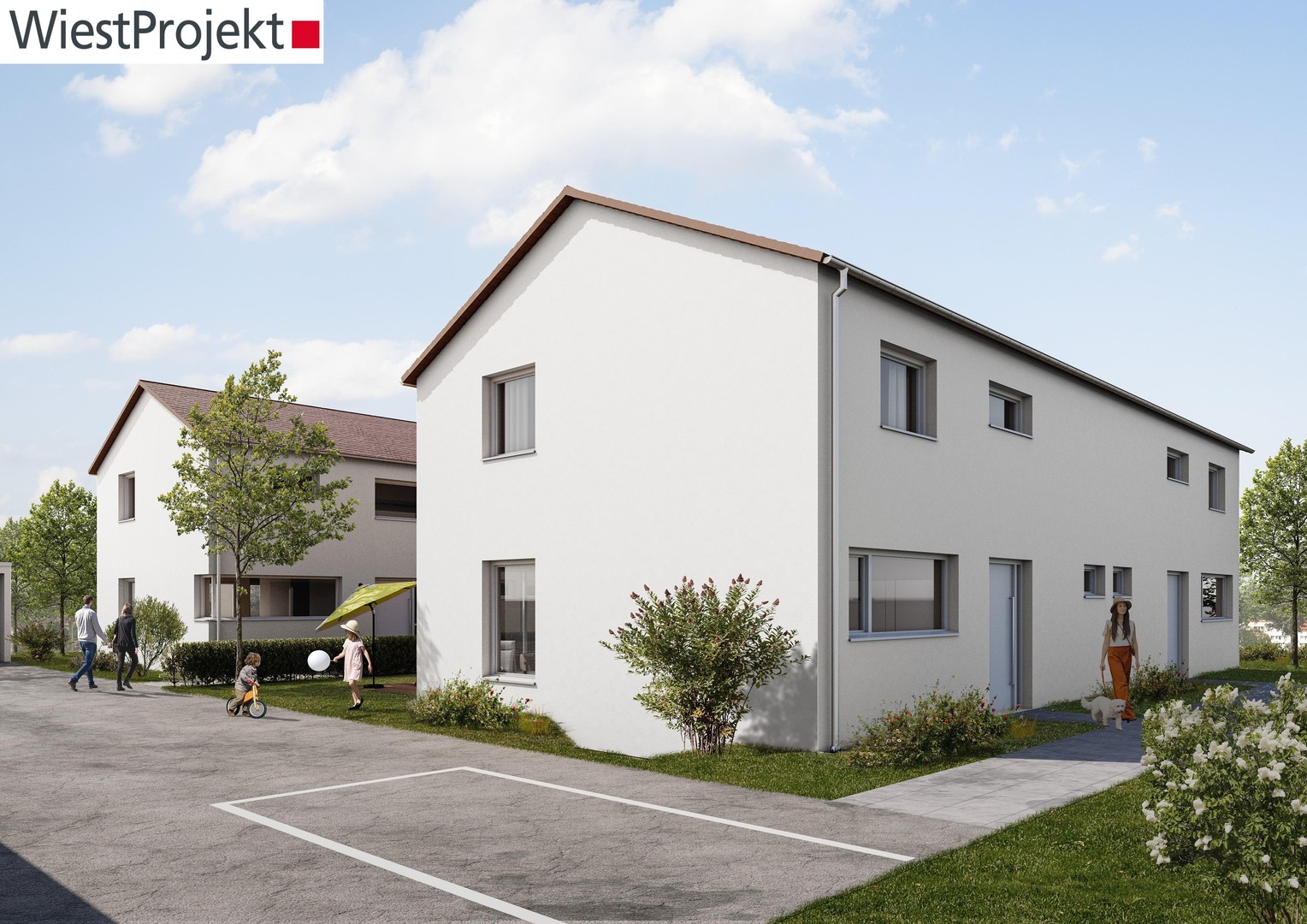 NEUBAU Attenhofen: 1 moderne Doppelhaushälfte mit Keller+Garage+Stellplatz, Provisionsfrei – Weissenhorn-Attenhofen – Vorschaubild 5