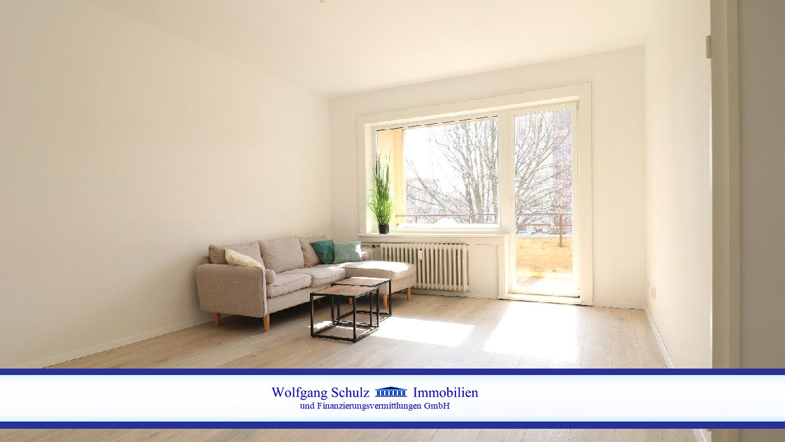 Neu renovierte 2-Zimmer-Wohnung mit hervorragendem Schnitt