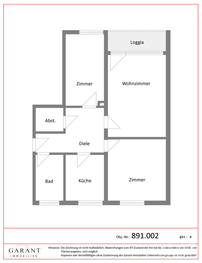 Helle 3 Zimmer-Wohnung mit Südbalkon - Ihr neues Zuhause im Münchner Norden – München-Feldmoching – Vorschaubild 9