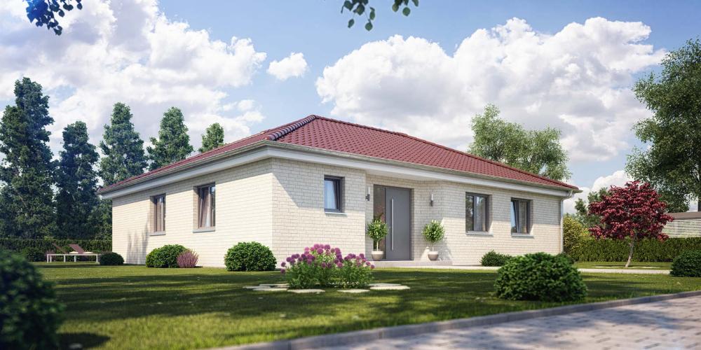 Immobilie in Güstrow - Bauen wird wieder bezahlbar mit Bauzins ab 1 % und einer Heidenheim-Preisoffensive! Der Bungalow-Wohntraum unser Platz an der Sonne. - Bild 0