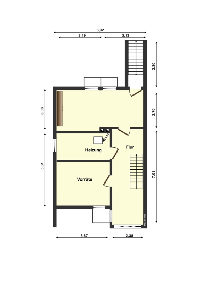 Familienfreundliches Reihenendhaus – Bremen – Vorschaubild 19