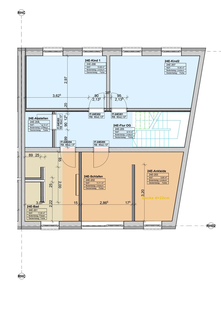 hochwertiges 6-Zimmer-Reihenhaus mit Terrasse, Balkon, Dachloggia, Garage und Smart-Home-Ausstattung – Leipzig – Vorschaubild 17