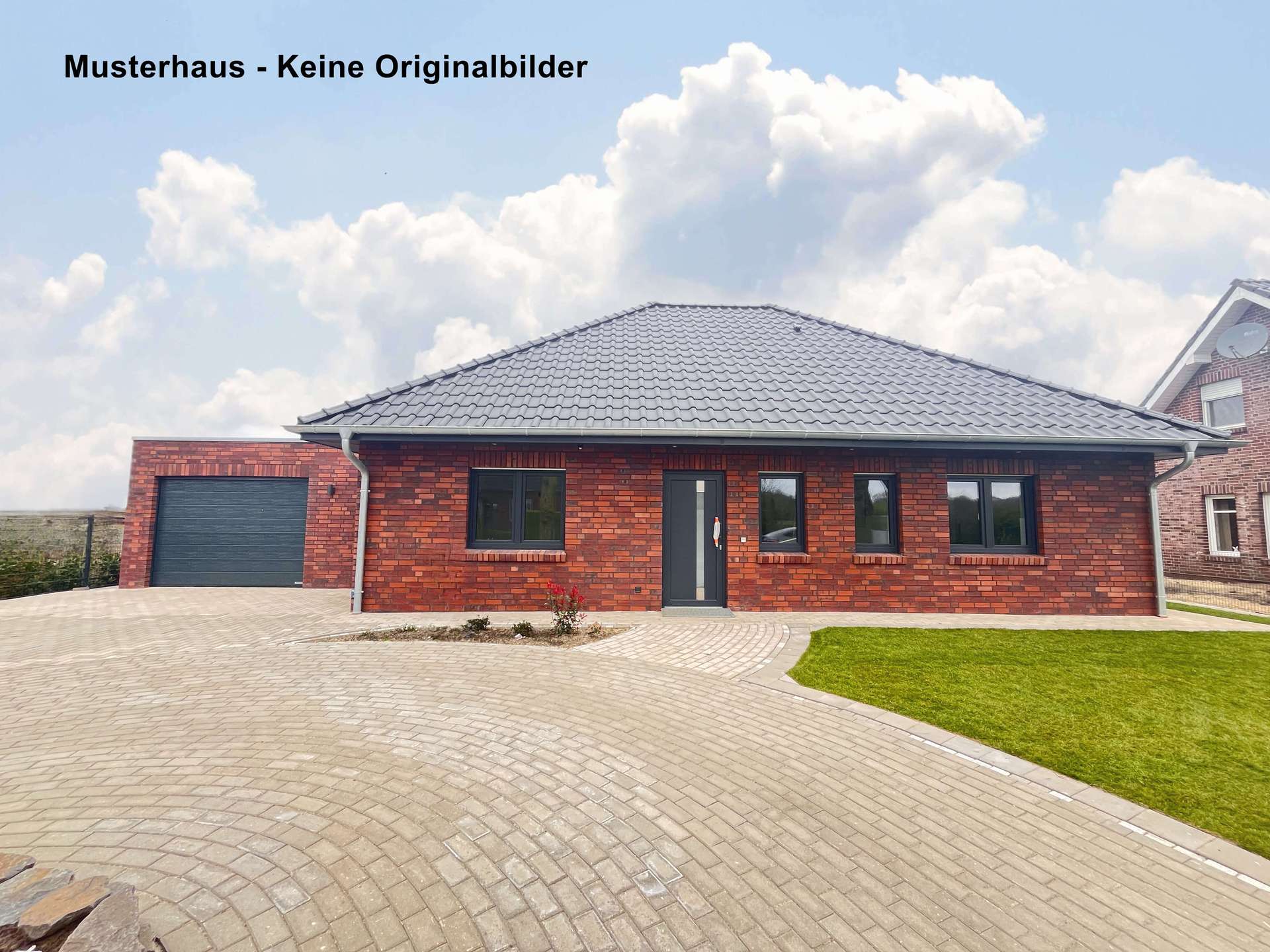 Immobilie in Heede - Provisionsfrei für Käufer: Neubau - Exklusiver Winkelwalmdachbungalow in toller Sackgassenlage! - Bild 3