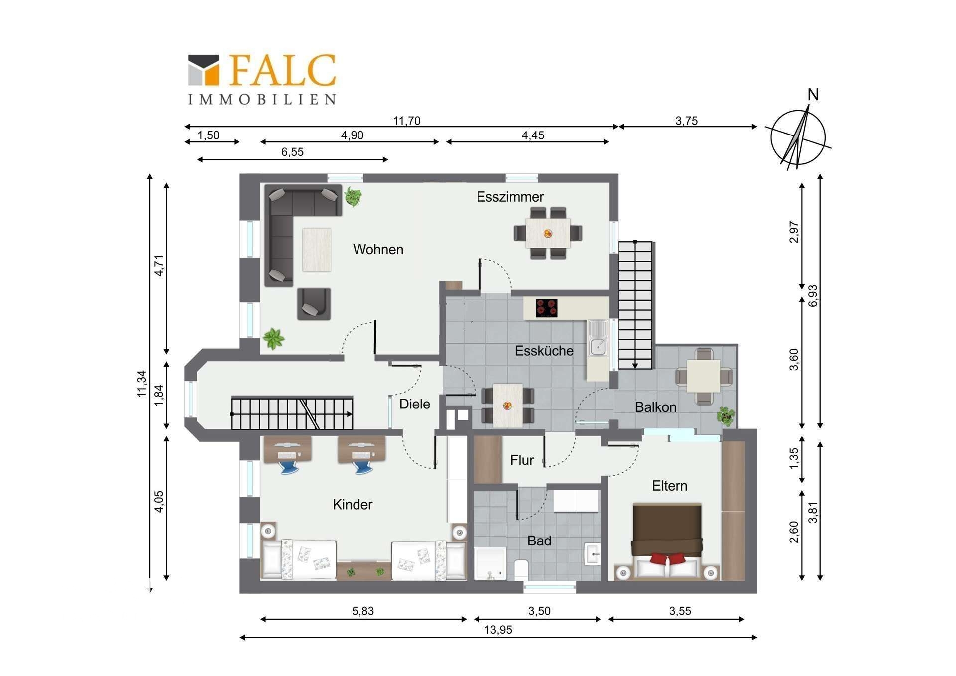 Platzwunder in Ravenstein! 3-Familienhaus inkl. großzügiger Scheune - FALC Immobilien Heilbronn – Ravenstein – Vorschaubild 31