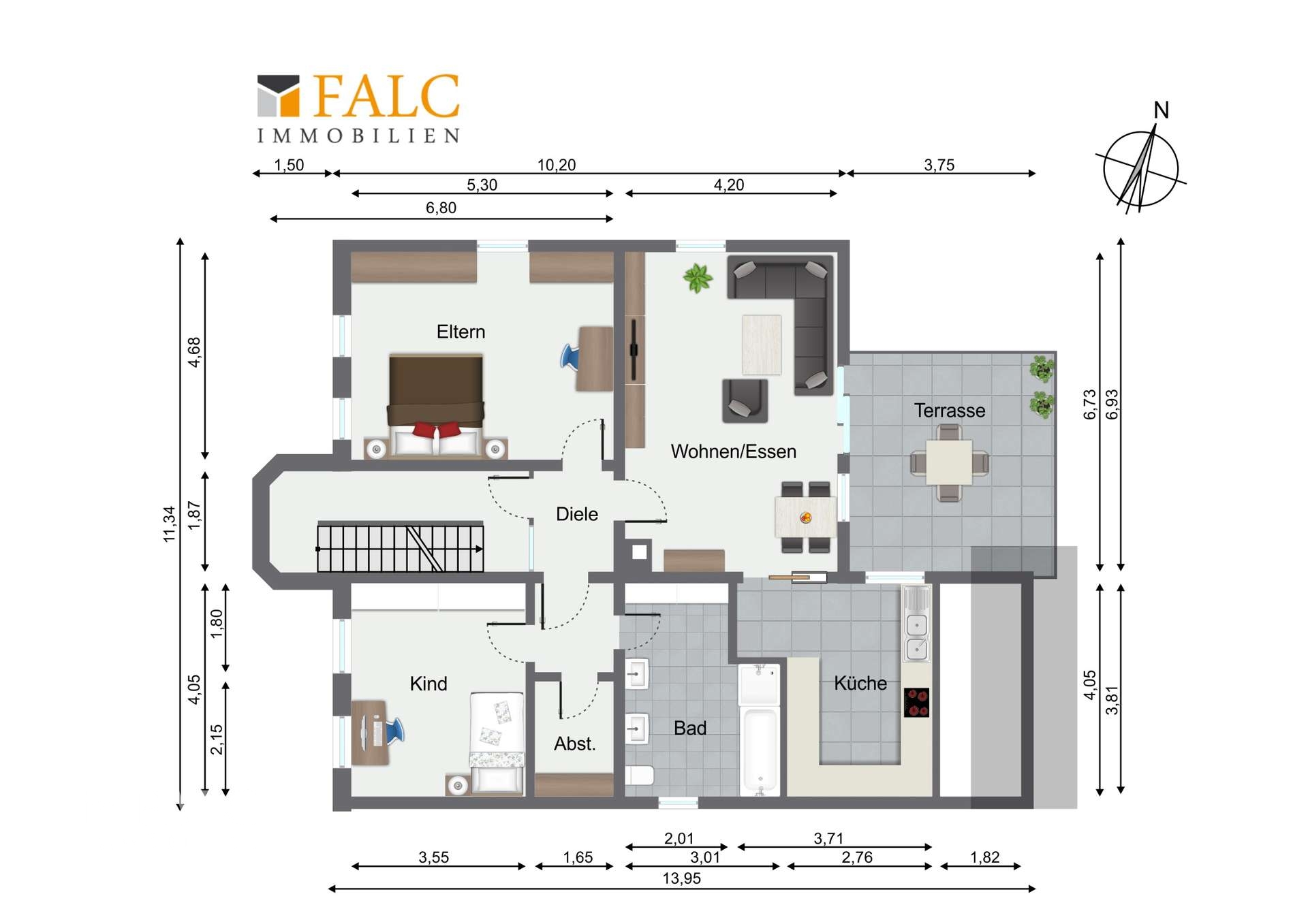 Platzwunder in Ravenstein! 3-Familienhaus inkl. großzügiger Scheune - FALC Immobilien Heilbronn – Ravenstein – Vorschaubild 32