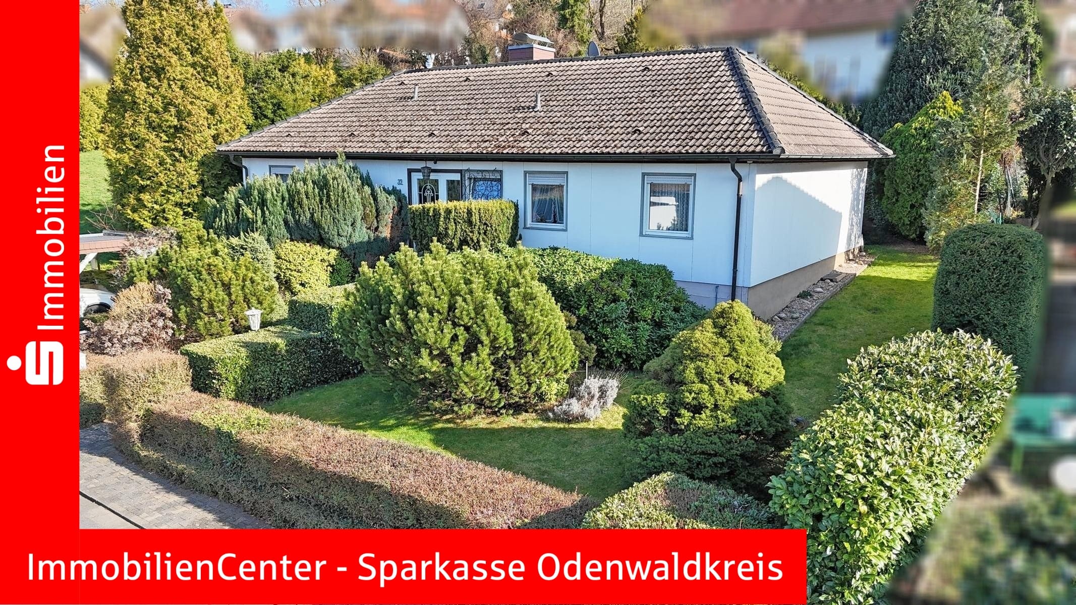 Immobilie in Reichelsheim (Odenwald) - Gepflegter Bungalow mit großem, eingewachsenem Garten in attraktiver Wohnlage von Reichelsheim - Bild 0