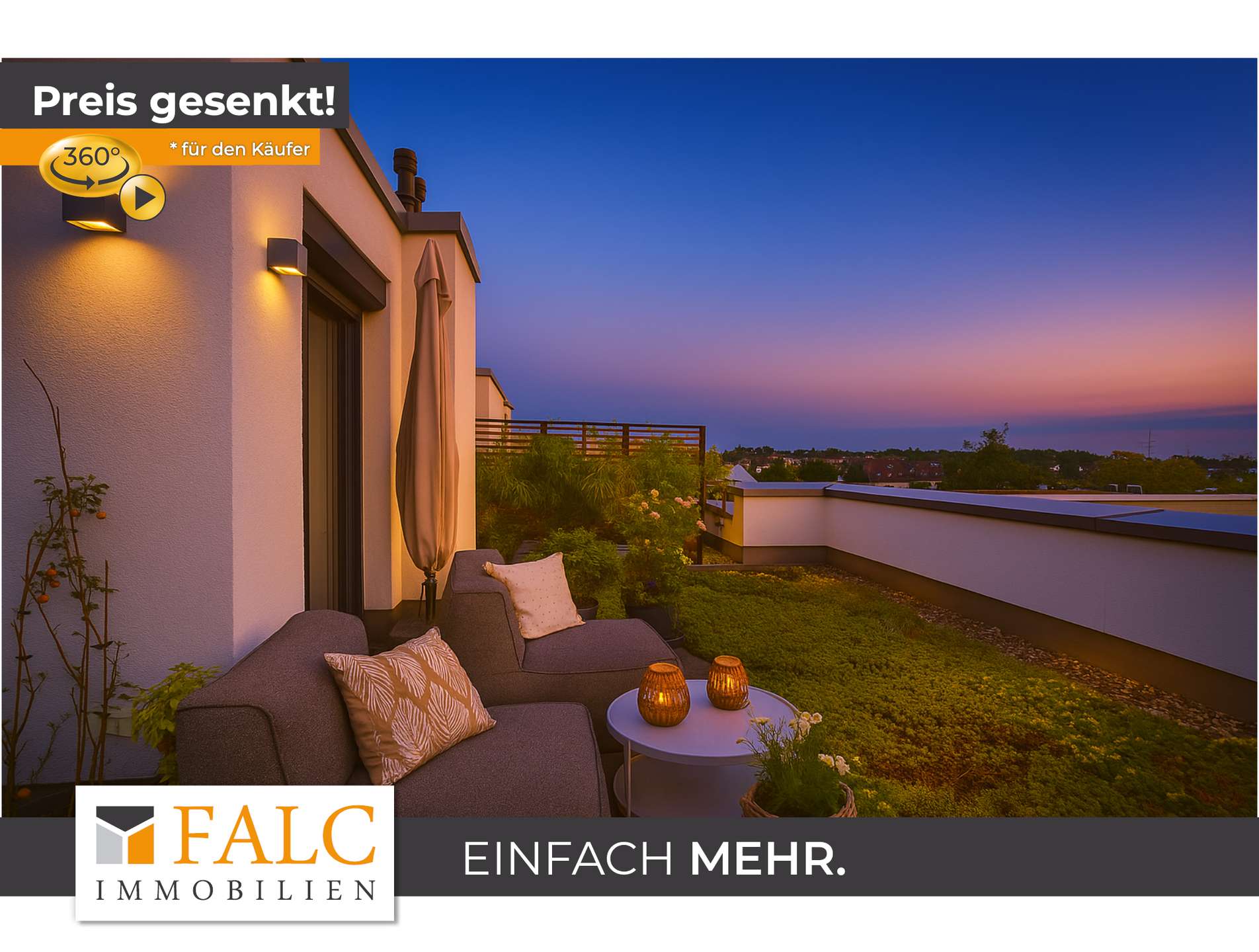 Exklusive Dachterrasse mit Weitblick – attraktives Wohnen im Münchner Westen