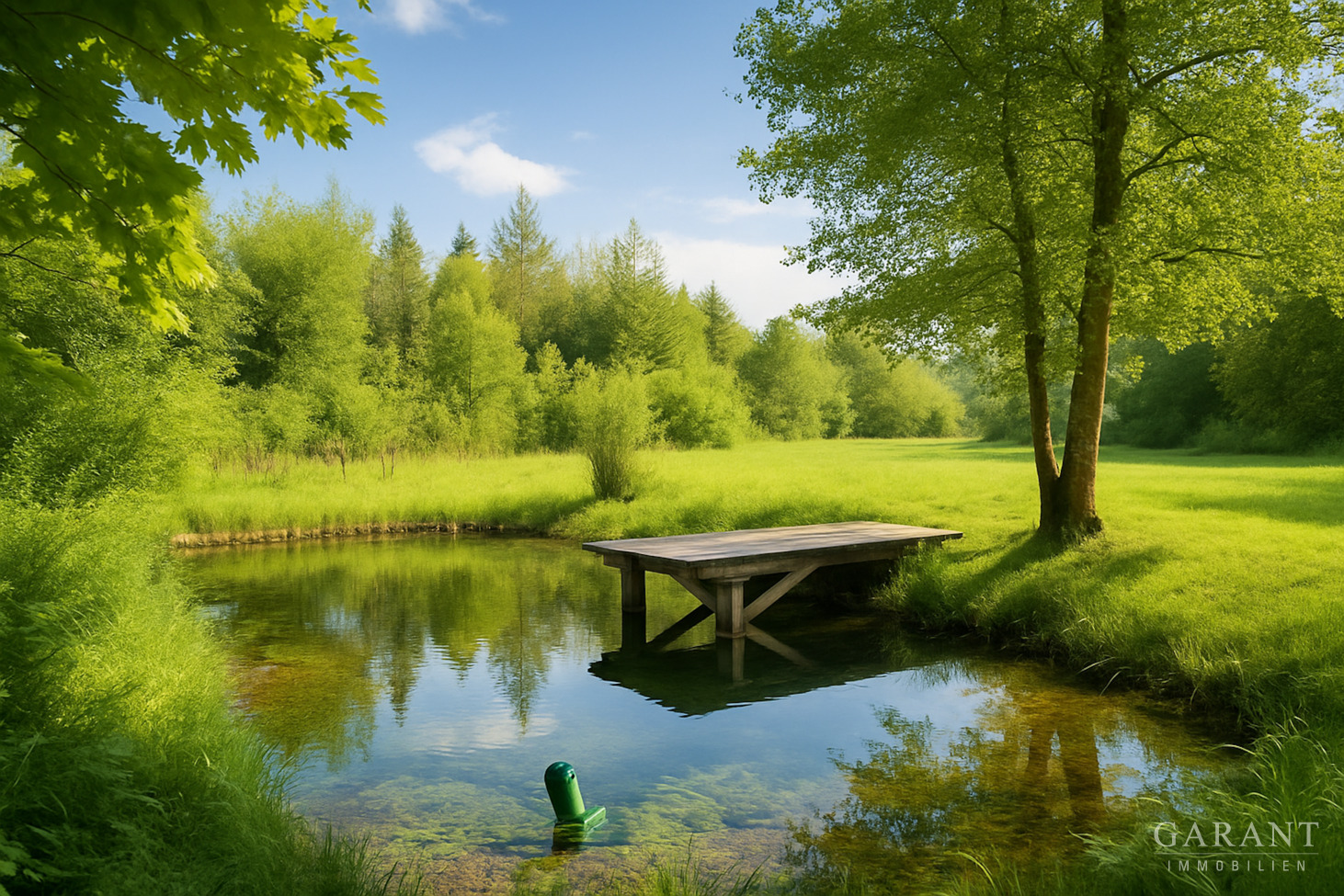 Naturrefugium in Großweil - Doppelhaushälfte mit großem Garten, Fischweiher & Bachlauf – Großweil – Vorschaubild 10