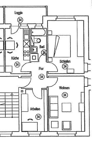 Kapitalanlage- Vermietete 3 Zimmerwohnung mit Balkon in Gohlis – Leipzig – Vorschaubild 11