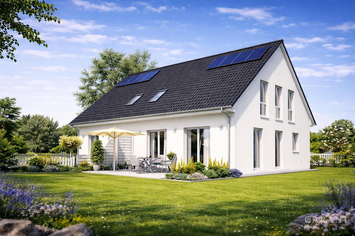 Neubau eines modernen Zweifamilienhauses in Augsburg-Kriegshaber – Augsburg – Bild 1 von 8