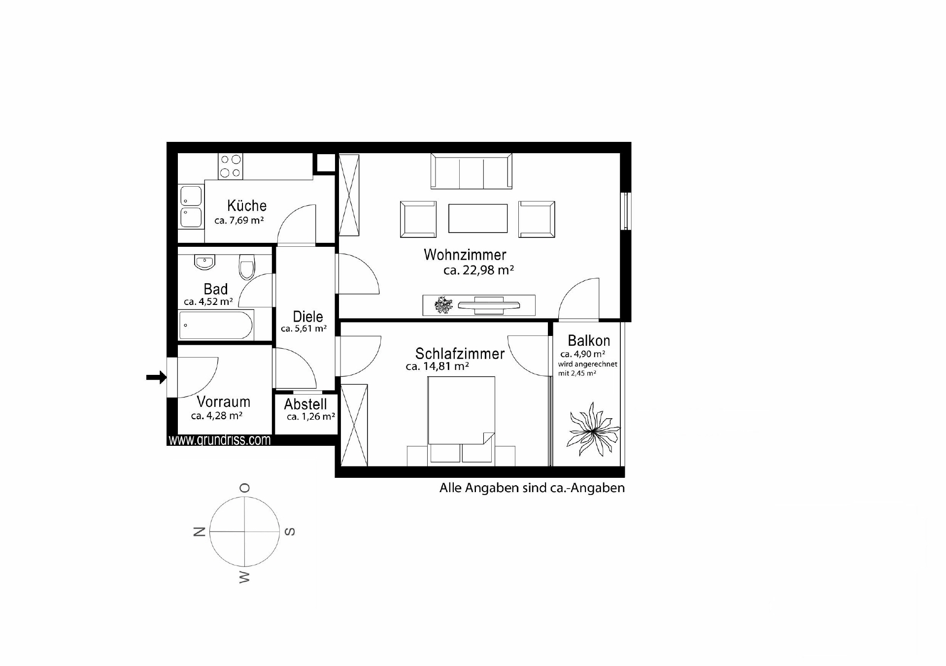 AIGNER - Helle und ruhige 2-Zimmer-Wohnung in Laim mit Balkon und guter Infrastruktur – München – Vorschaubild 6