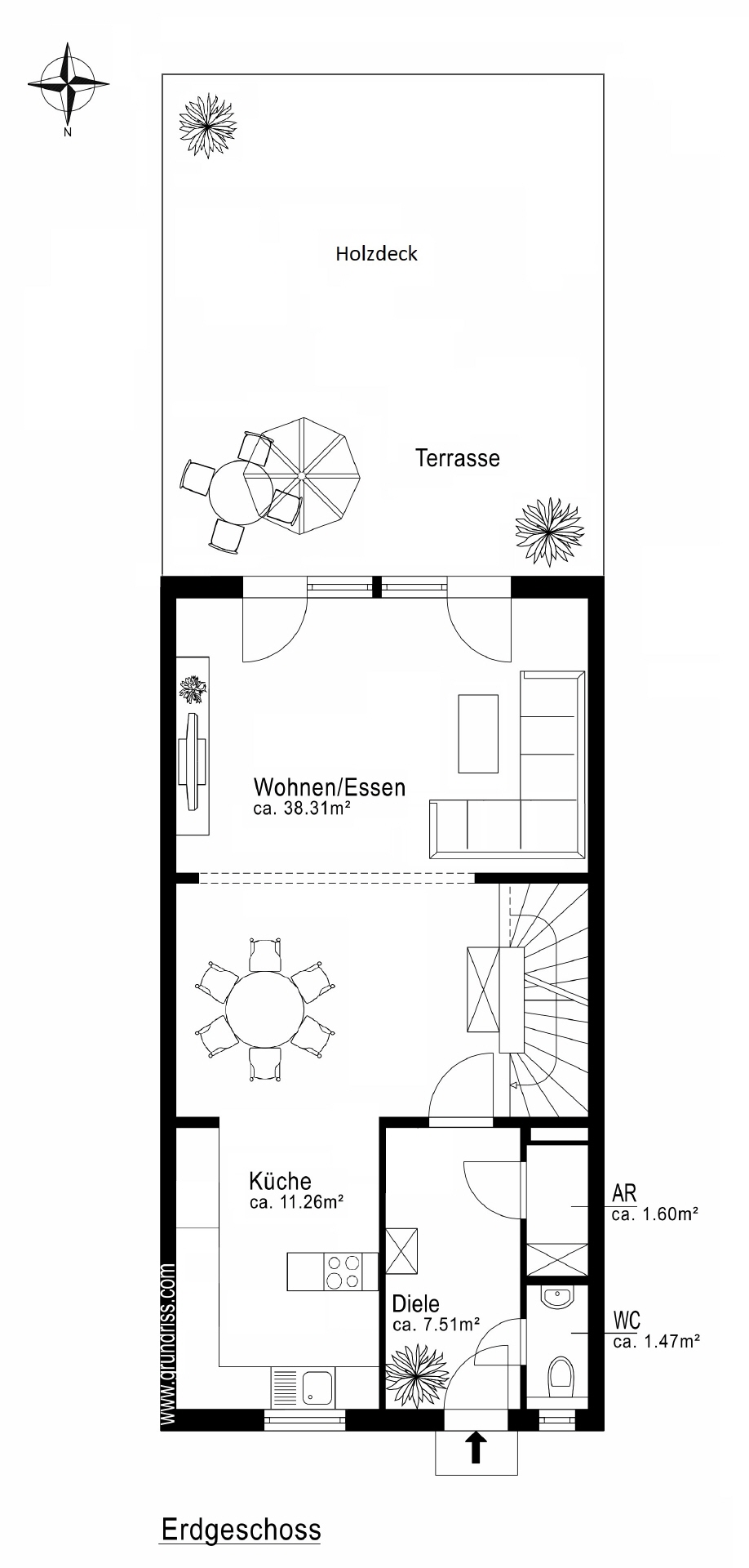 AIGNER-Modernes Stadthaus am Waldrand mit Dachterrasse – München – Vorschaubild 15