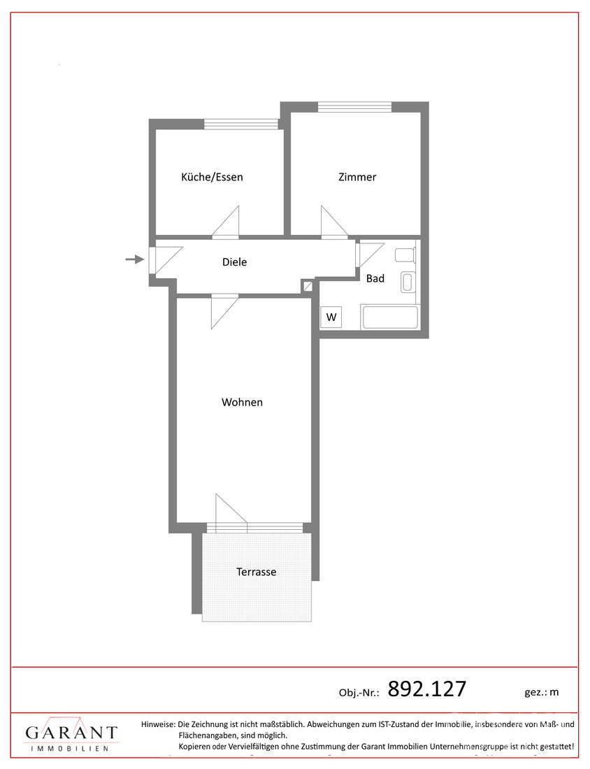 Sofort bezugsfreie Terrassenwohnung mit Stellplatz in ruhiger Wohnlage – München – Vorschaubild 11