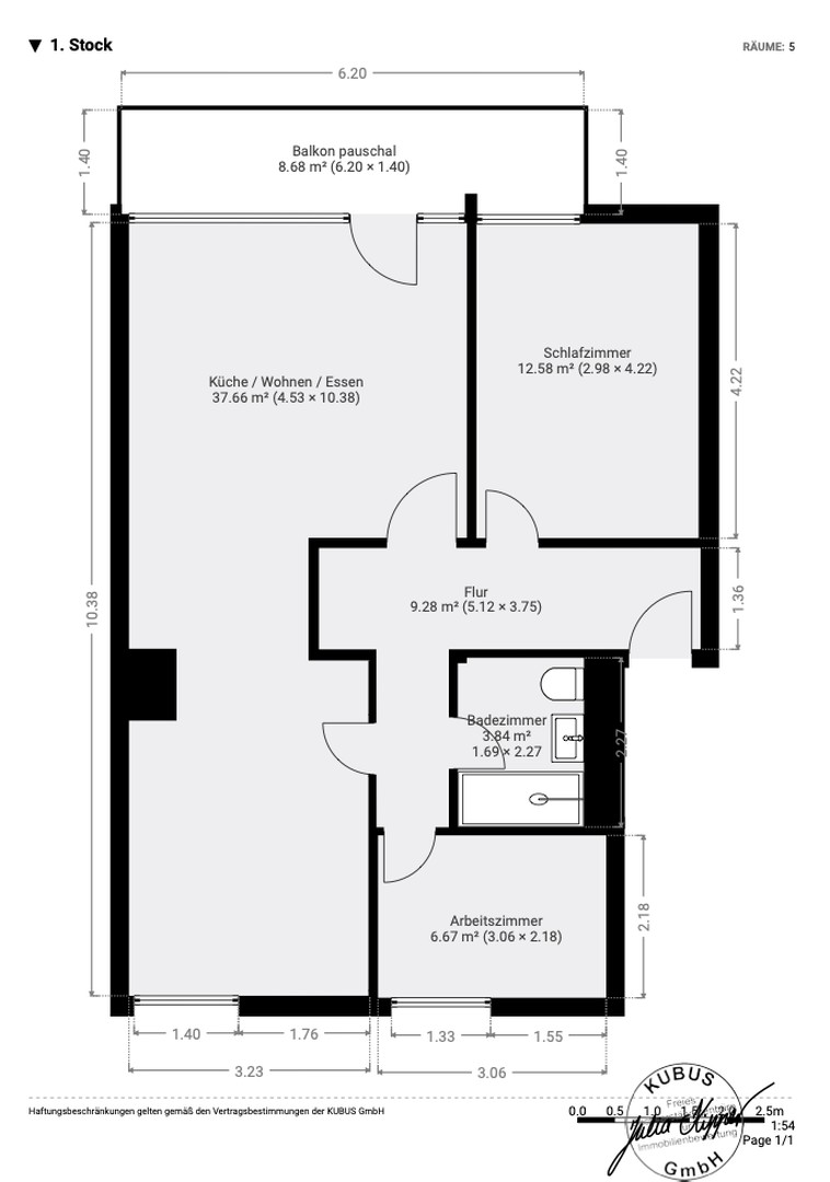 provisionsfrei: helle 3-Zimmer-Wohnung in ruhiger Lage und geringem Hausgeld – Düsseldorf – Vorschaubild 18