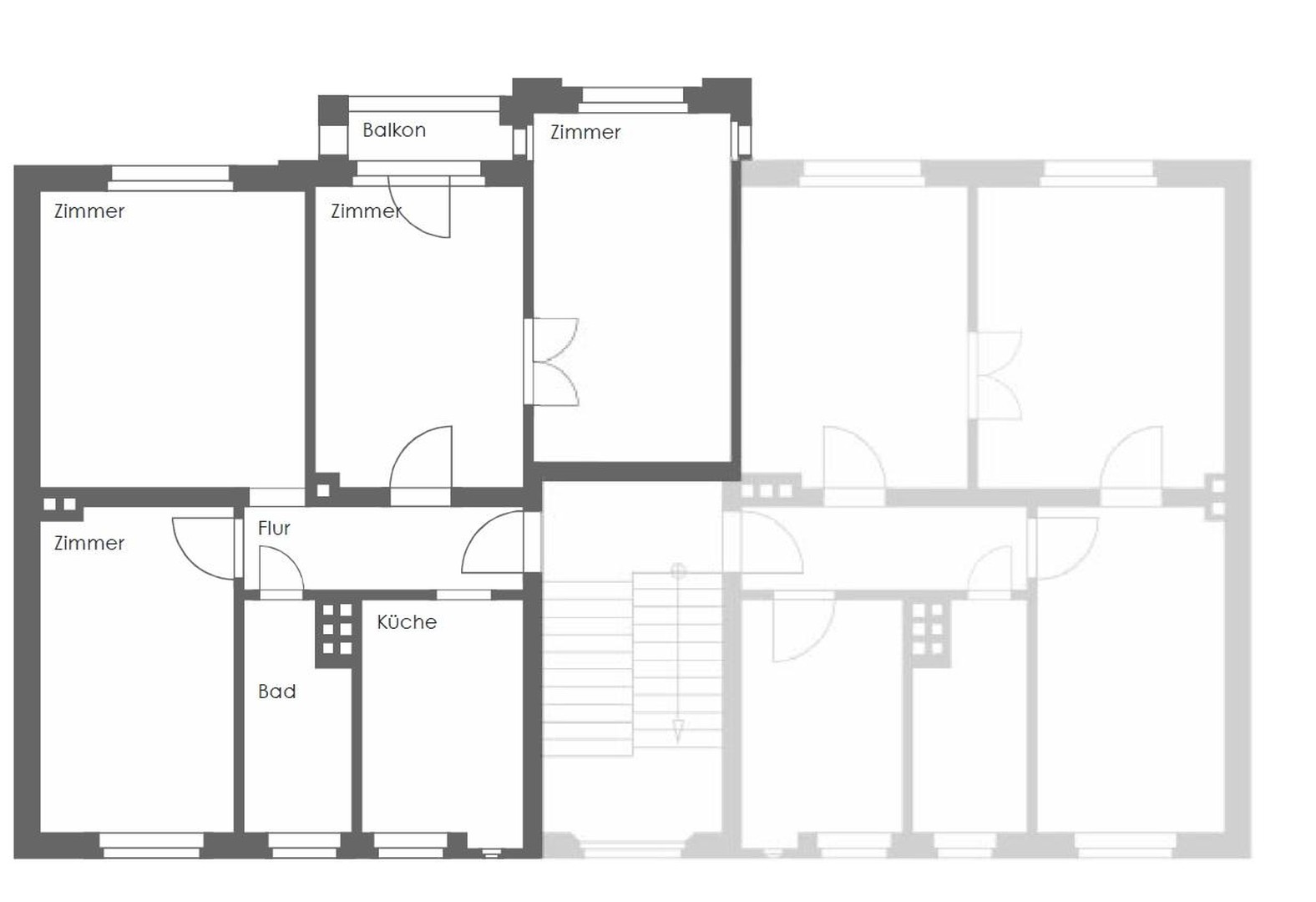 Wunderschönes Mehrfamilienhaus in Stil der Neorenaissance - 8 Wohnungen – Magdeburg – Vorschaubild 26