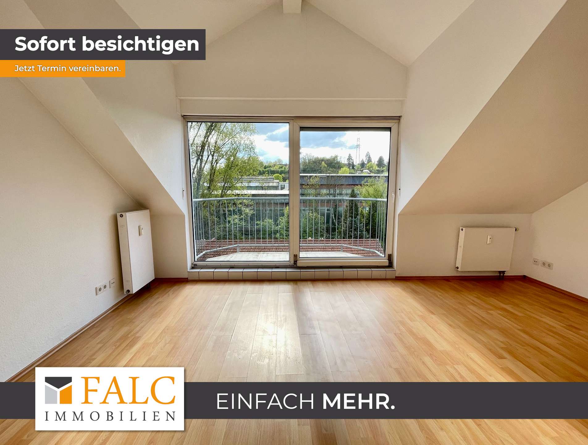 Attraktive 2 Zimmer Wohnung mit Balkon und Parkplatz – Saarbrücken – Bild 1 von 15